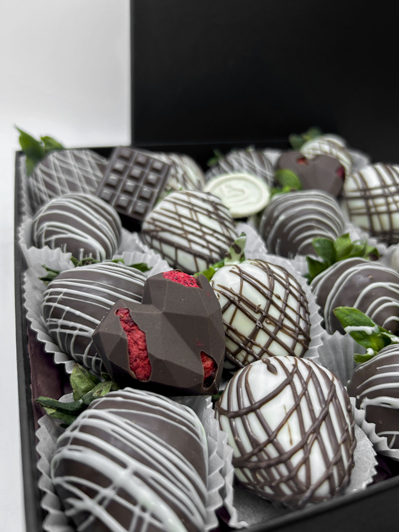 Sevimli Çikolatalı Çilekler 