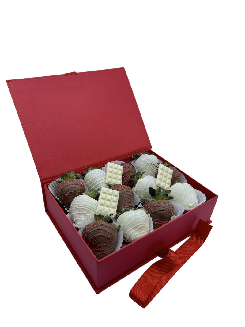 Çikolatalı Çilek Lezzet Kutusu