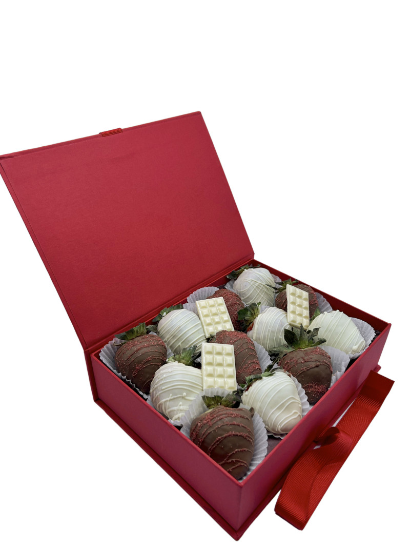 Çikolatalı Çilek Lezzet Kutusu