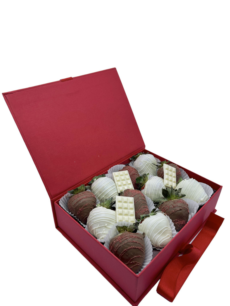 Çikolatalı Çilek Lezzet Kutusu