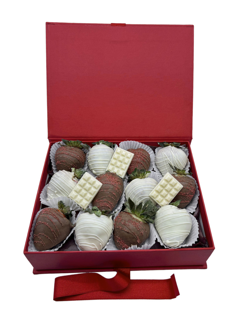 Çikolatalı Çilek Lezzet Kutusu