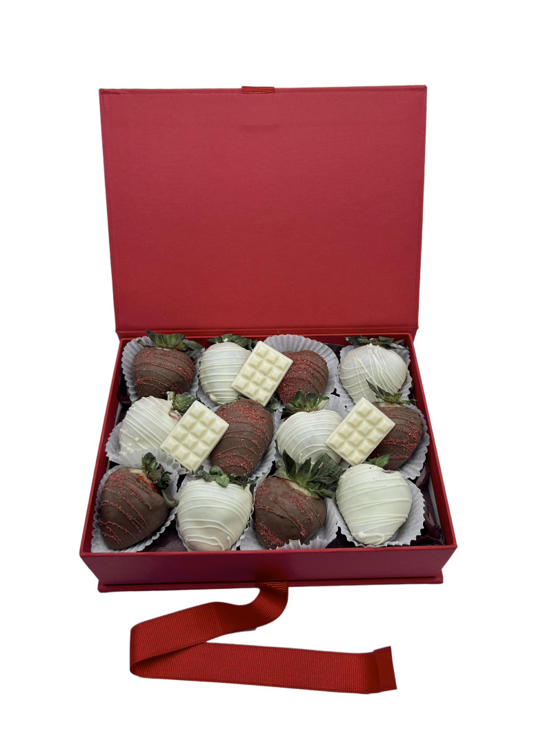 Çikolatalı Çilek Lezzet Kutusu