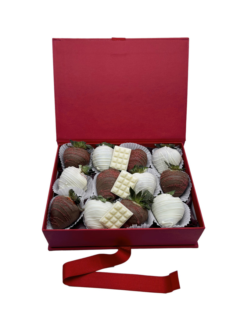 Çikolatalı Çilek Lezzet Kutusu