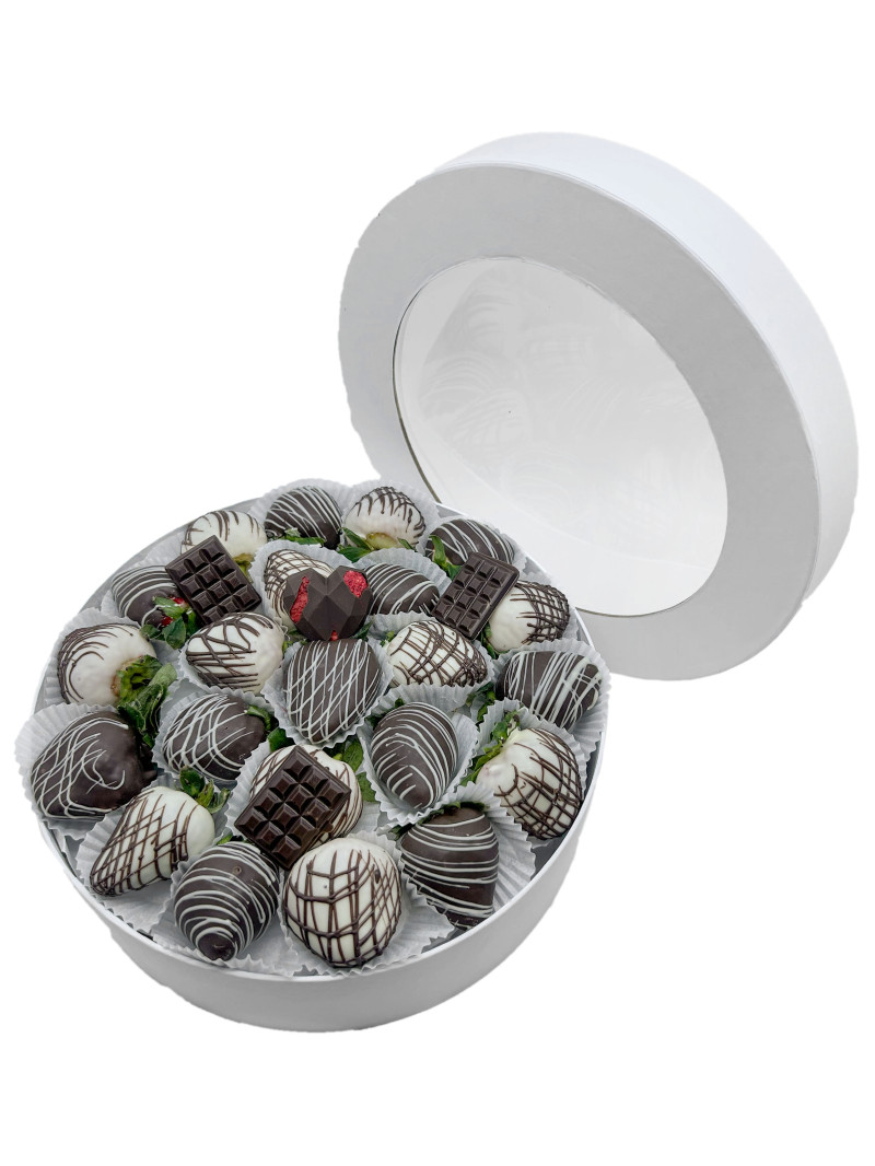 Çikolatalı Çilek Meyve Sepeti