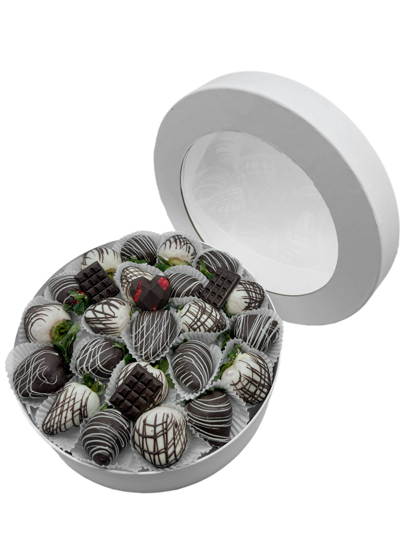 Çikolatalı Çilek Meyve Sepeti