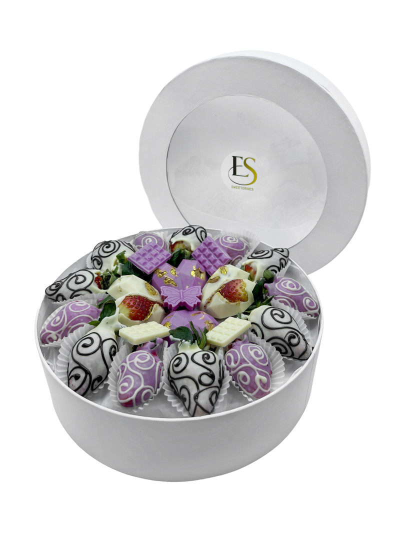 Huzur Bahçsi Çikolata Çilek Sepeti