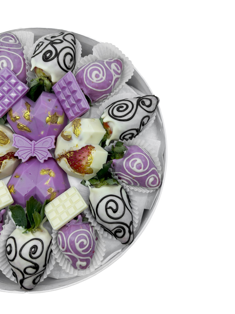 Huzur Bahçsi Çikolata Çilek Sepeti