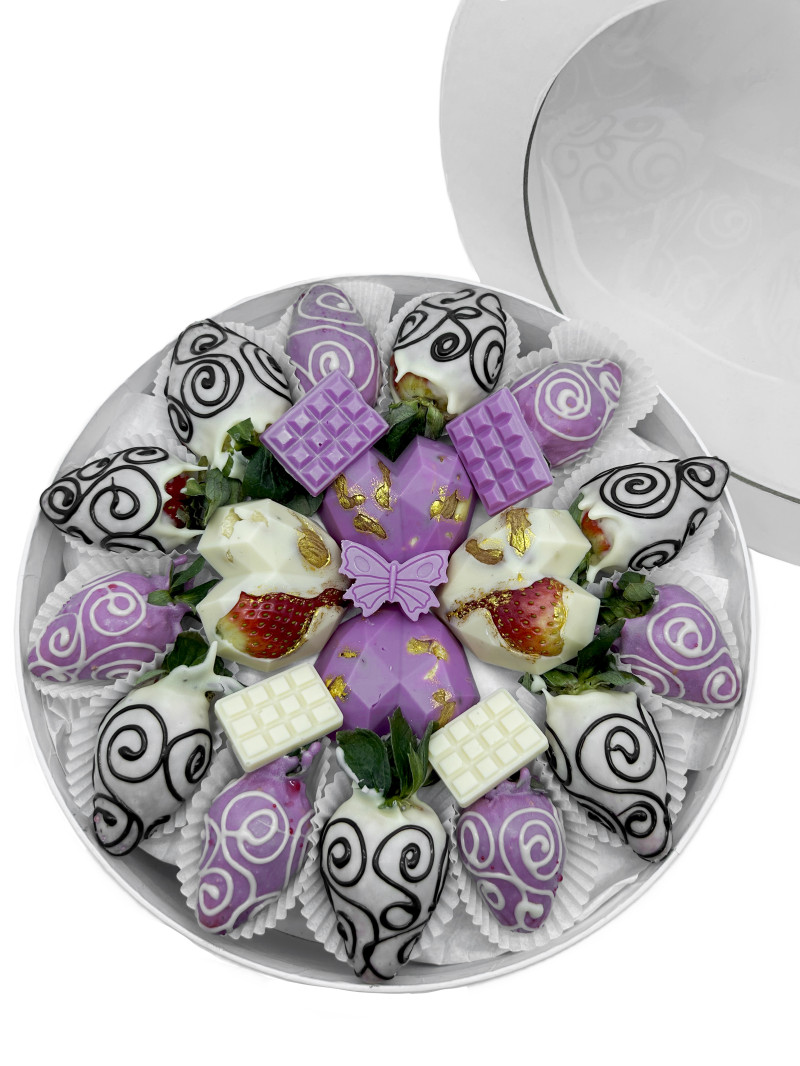 Huzur Bahçsi Çikolata Çilek Sepeti