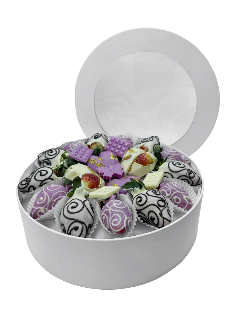 Huzur Bahçsi Çikolata Çilek Sepeti