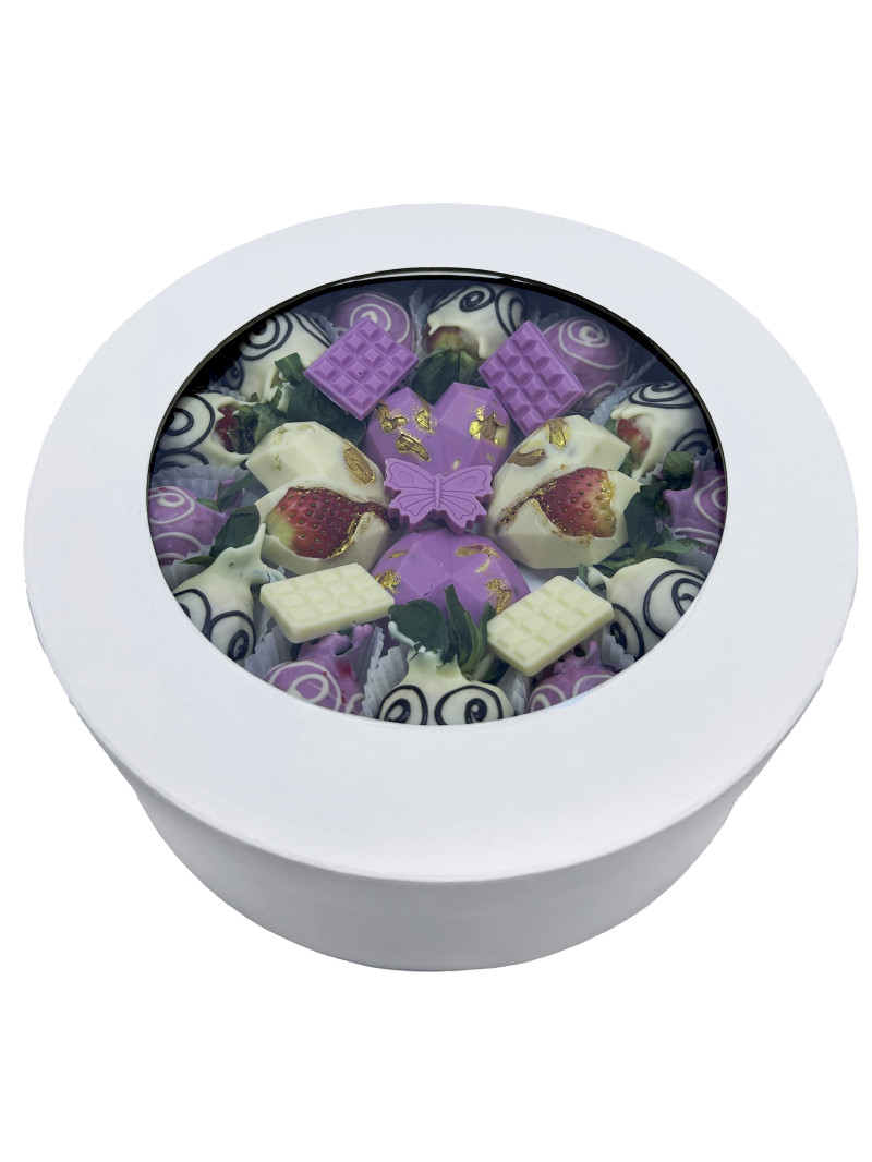 Huzur Bahçsi Çikolata Çilek Sepeti