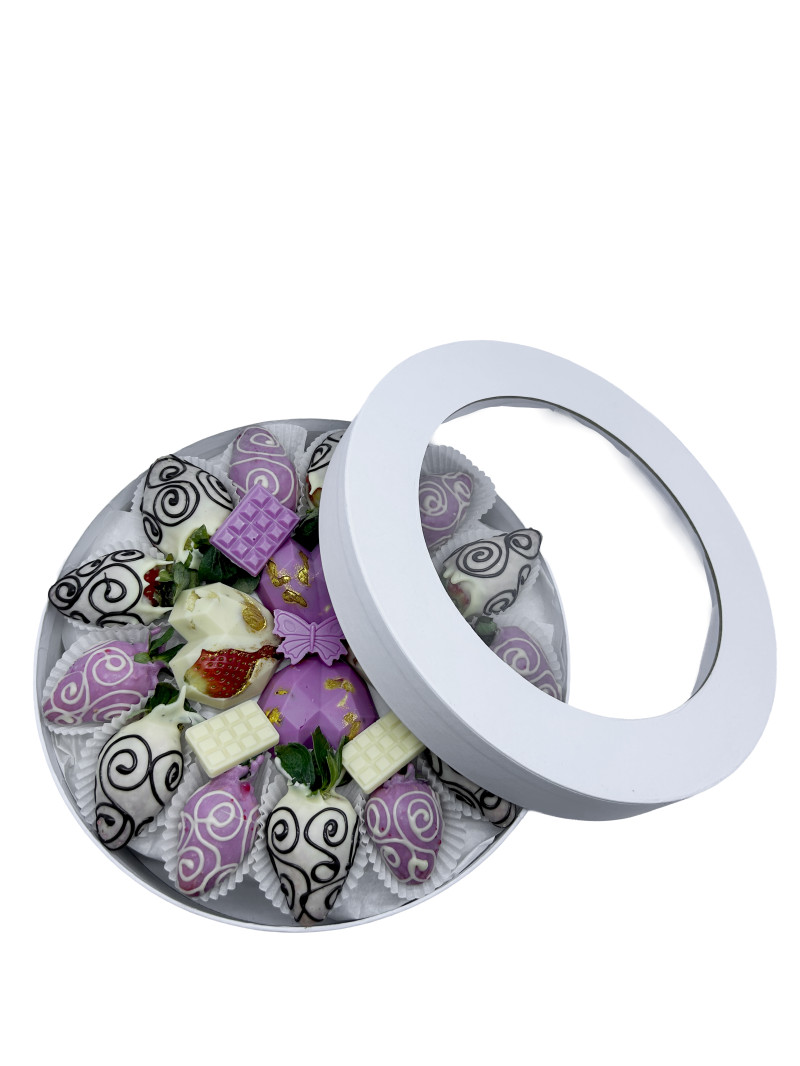 Huzur Bahçsi Çikolata Çilek Sepeti