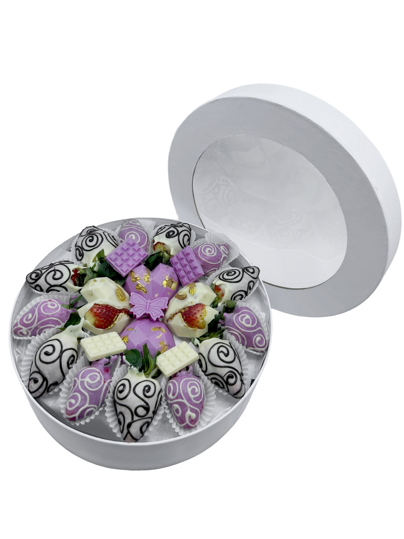 Huzur Bahçsi Çikolata Çilek Sepeti