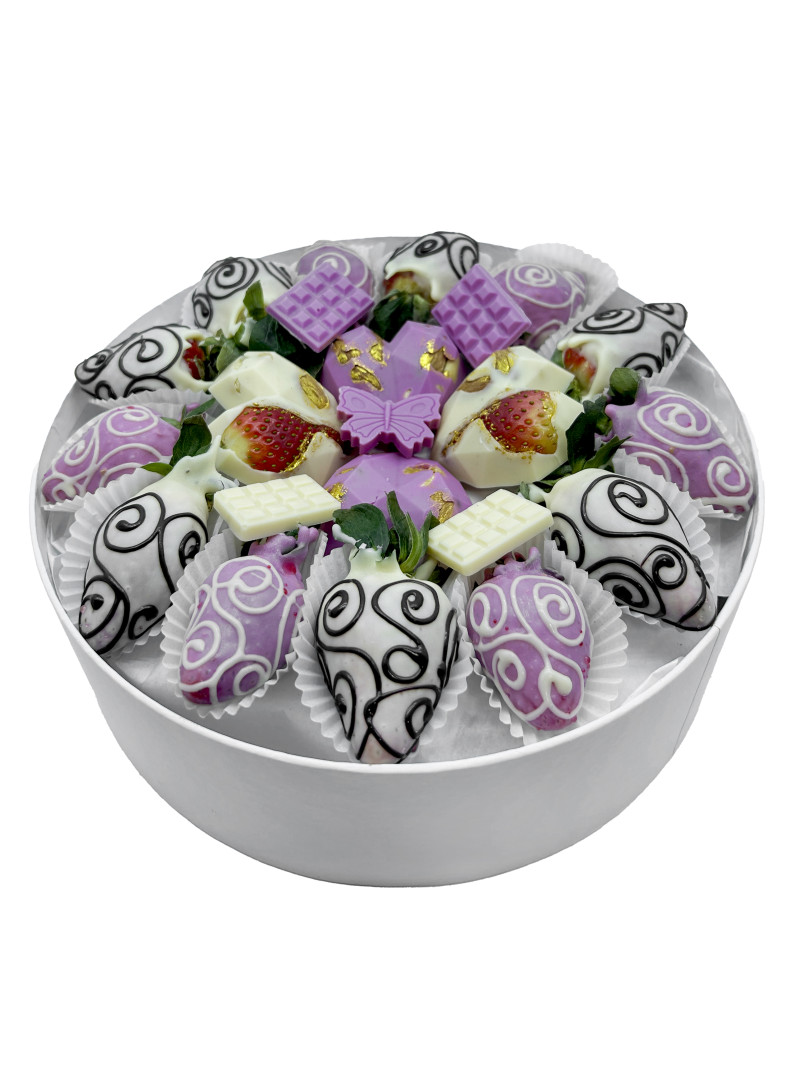 Huzur Bahçsi Çikolata Çilek Sepeti