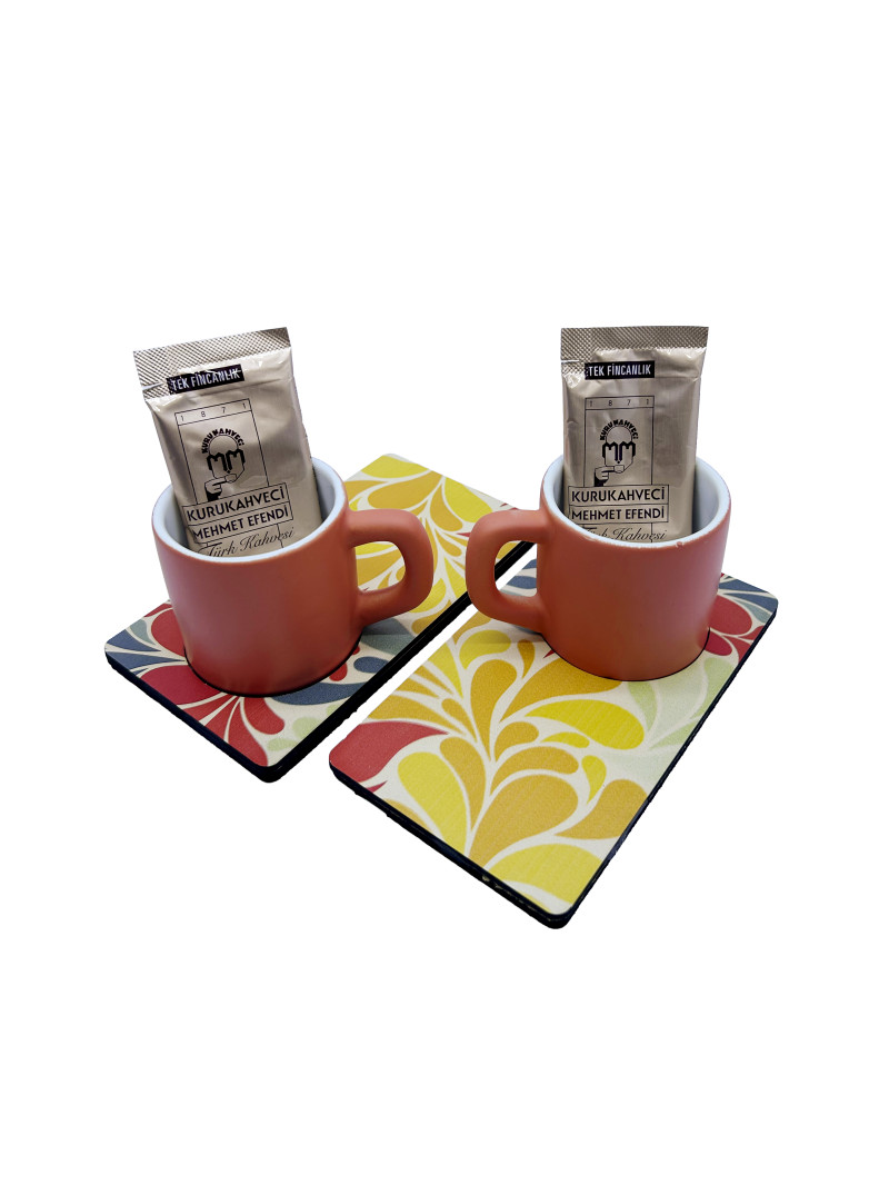 Kahve Fincanlı Çikolata Hediye Kutusu