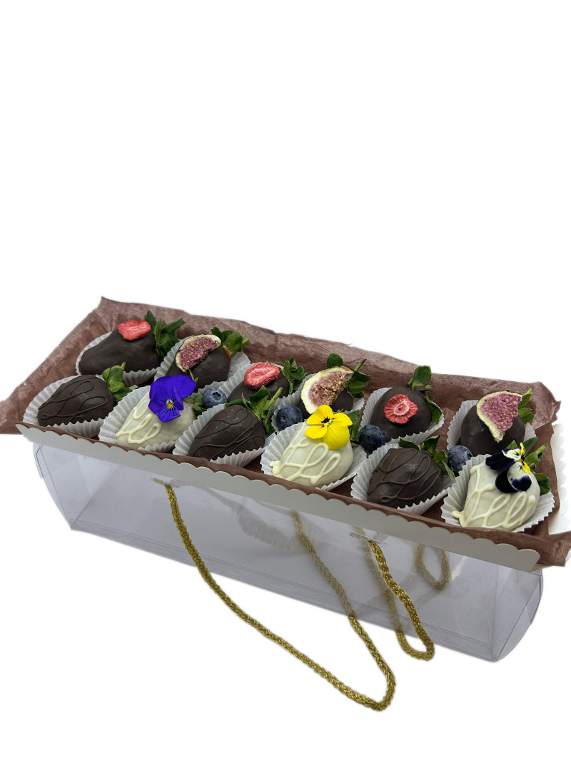 Çiçek Açan Çikolatalı Çilekler